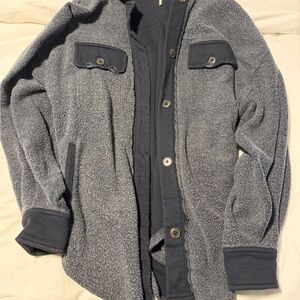 Free People Black Shacket